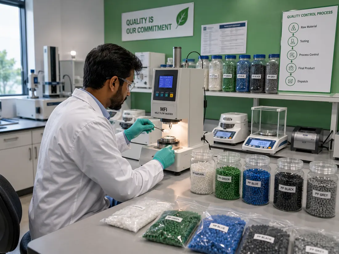 Quality testing laboratory at Advance Polymers Solutions